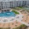 overhead shot of outdoor pool
