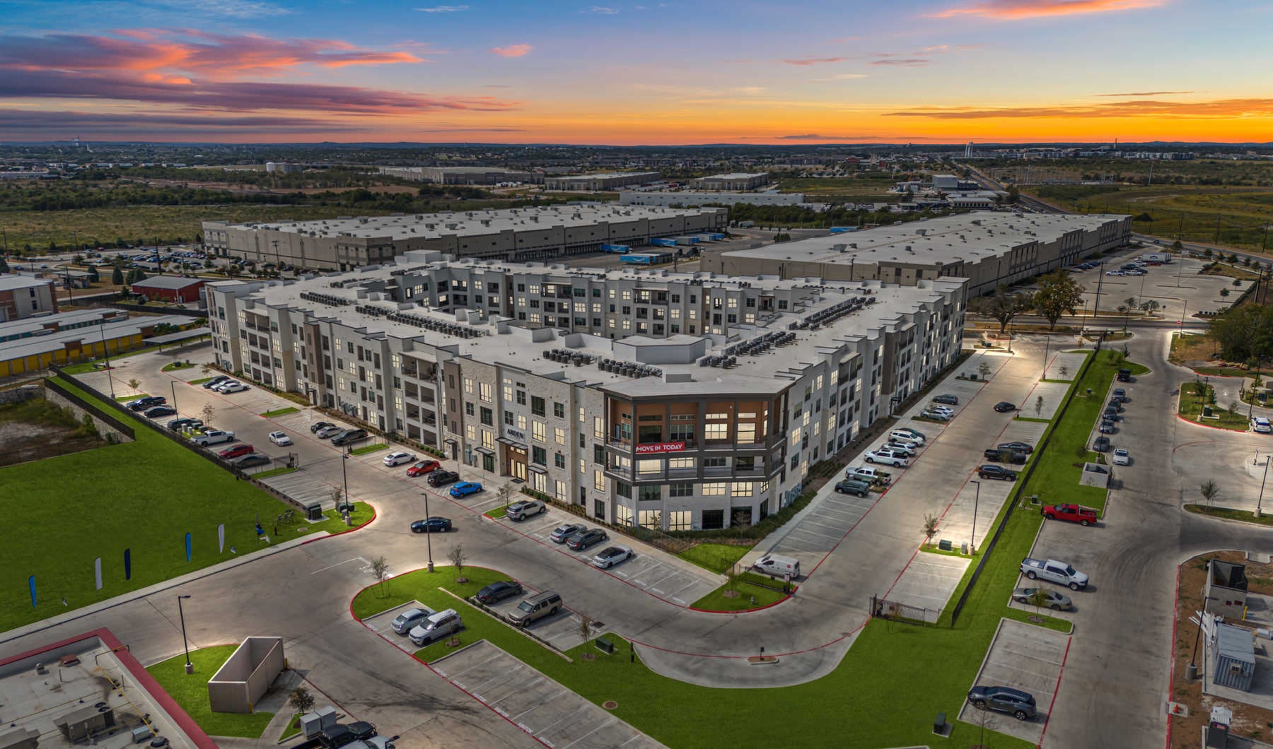 aerial view of Arden at Kohler's Crossing